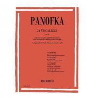 Panofka 24 Vocalizzi Op. 81 per contralto baritono o basso - Ricordi_1