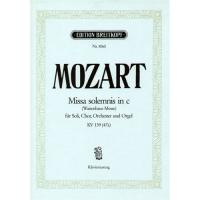 Mozart Missa in C KV 139 (47a) - Klavierauszug Edition Breitkopf_1