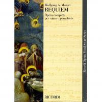 Mozart REQUIEM Opera completa per canto e pianoforte - Ricordi_1
