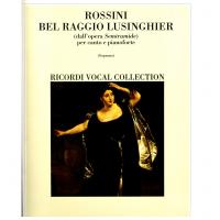 Rossini BEL RAGGIO LUSINGHIER per canto e pianoforte - Ricordi_1