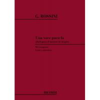 Rossini UNA VOCE POCO FA Mezzosoprano Canto e Pianoforte - Ricordi