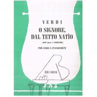 Verdi O Signore, dal tetto natÃ¬o per coro e pianoforte - Ricordi_1