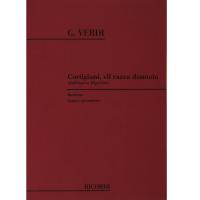 Verdi Cortigiani, vil razza dannata per canto e pianoforte (Baritono) - Ricordi