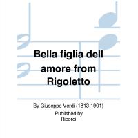 Verdi Bella figlia dell'amore per canto e pianoforte - Ricordi_1