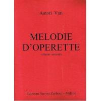 Autori Vari Melodie D'Operette Volume secondo - Edizioni Suvini Zerboni_1