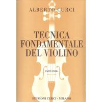 Curci Tecnica fondamentale del violino Parte Prima - Edizioni Curci Milano