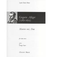 Gregorio Allegri (1582-1652) Miserere mei, Deus - Chester Music_1