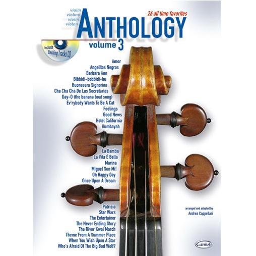 Anthology 26 all time favorites Violin Volume 3 - Carisch