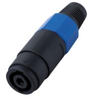 Connettore Bespeco SK101/4P per speaker maschio volante 4 poli