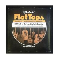 D' addario EFT15 Flat Tops 010-047 Semi-Flat Phosphor Bronze Acoustic_1