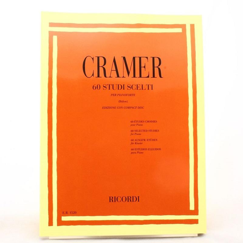  Cramer 60 STUDI SCELTI per pianoforte (Bulow) Edizione con Compact Disc - Ricordi 