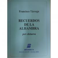 Francisco Tàrrega Recuerdos de la alhambra per chitarra - Bèrben