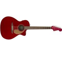 Fender Newporter Player CAR Candy Apple Red WN Chitarra Acustica Elettrificata NUOVO ARRIVO