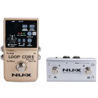 Pedale Nux LOOP CORE DELUXE BUNDLE (Loop Core Deluxe + NMP2 Footswitch) per chitarra