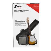 Fender Stratocaster Squier Pack sunburst CONSEGNATO A DOMICILIO ENTRO 1-2 GIORNI SPEDITO GRATIS