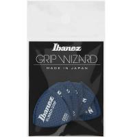 Plettri Ibanez PPA4MRG-DB Grip Wizard Rubber Grip Medium Polyacetal Confezione da 6 pezzi