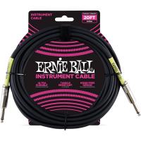 Ernie Ball 6046 Cavo PVC Black 6,09 m Connettori dritti_1