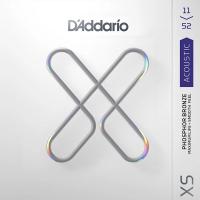 D'Addario XS XSAPB1152 11-52 Acoustic Phosphor Bronze Custom Light Muta di corde per chitarra acustica_1