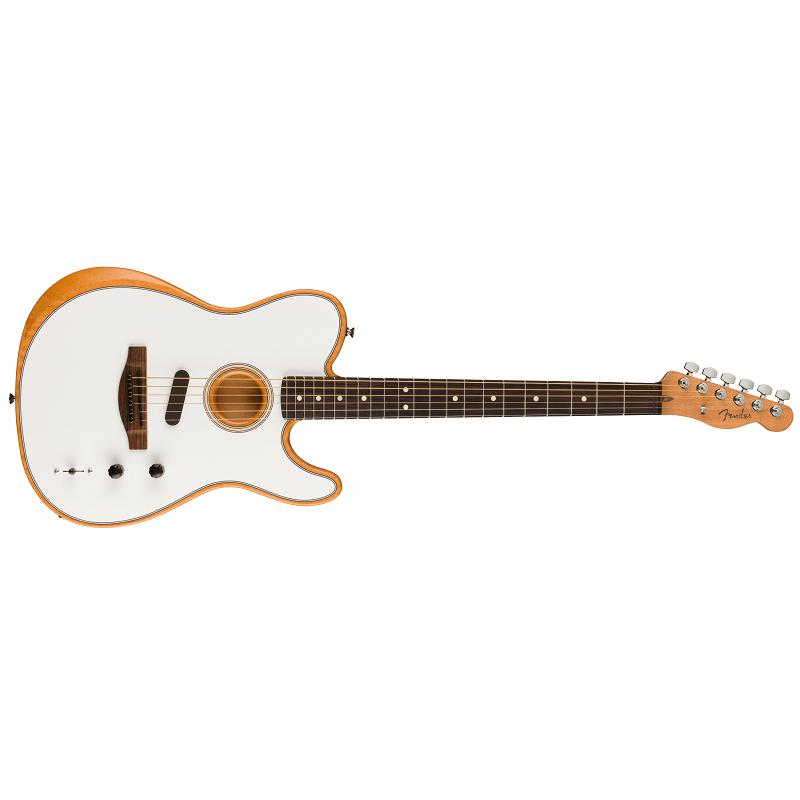 Fender Acoustasonic Player Telecaster RW AWT Arctic White Chitarra CONSEGNATA A DOMICILIO IN 1-2 GIORNI NUOVO ARRIVO