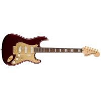 Fender Squier Stratocaster 40th Anniversary Gold Edition LRL GHW GPG RRM Ruby Red Metallic Chitarra Elettrica CONSEGNATA A DOMICILIO IN 1-2 GIORNI
