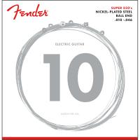 Fender 250R Super 250 Guitar Strings Nickel Plated Steel (ball end) Corde per chitarra elettrica_1