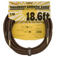 Fender Paramount 18.6' Acoustic Instrument Cable Brown Cavo 5,5m_1