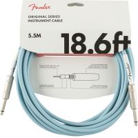 Fender Original Series Instrument Cable 18.6' DNB Daphne Blue Cavo 5.5m_1