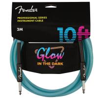 Fender Professional Glow In The Dark Cable 10' Blue Cavo 3m