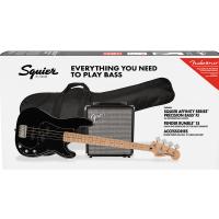 Fender Squier PJ Bass Affinity Pack MN Black Basso Elettrico_1