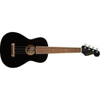 Fender Avalon Tenor Ukulele WN Black Ukulele Tenore NUOVO ARRIVO_1