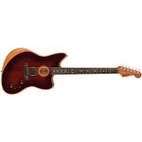 Fender American Acoustasonic Jazzmaster BRBST MAH EB All-Mahogany Bourbon Burst MADE IN USA Chitarra NUOVO ARRIVO_1