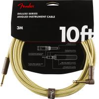 Fender Deluxe Series Instrument Cable Straight/Angled 3m Tweed Cavo