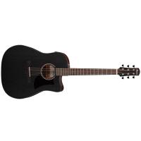 Ibanez AAD190CE WKH Weathered Black Open Pore Chitarra Acustica Elettrificata NUOVO ARRIVO