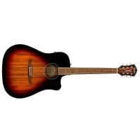 Fender Limited Edition FA-325CE Dreadnought Dao Exotic WN 3 Color Sunburst Chitarra acustica elettrificata NUOVO ARRIVO