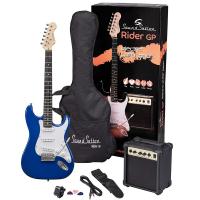 Soundsation Rider GP TB Tropical Blue Guitar Pack Chitarra Elettrica _1