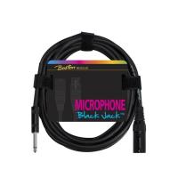 Boston MC-240-5 Cavo microfonico, 1x XLR M 3 poli - 1x Jack M mono, 5,00m, nero_1