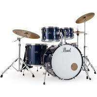 Pearl Roadshow RS525SBC/C743 Royal Blue Metallic Batteria Acustica con 3 Piatti Sabian e Hardware_1