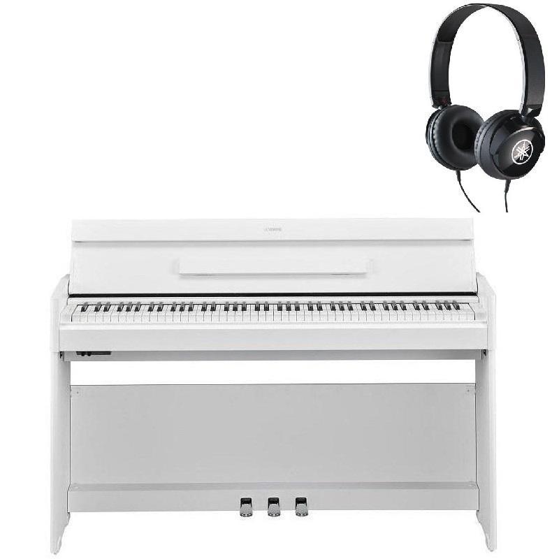 Yamaha YDP S55 WH White Arius Pianoforte Digitale NUOVO ARRIVO con Cuffie Yamaha